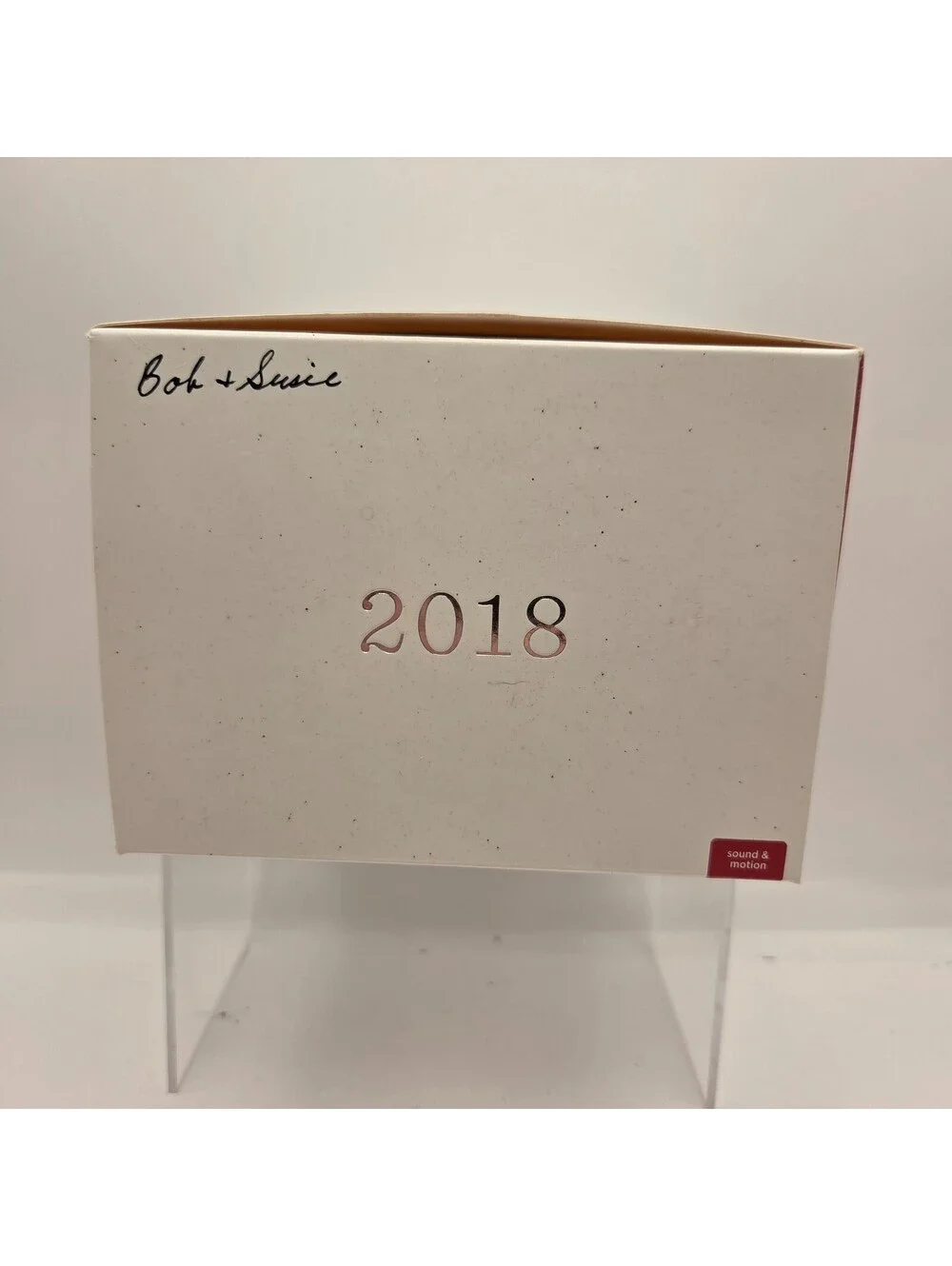Hallmark Keepsake Kissing Clauses Ornament 2018 Magic Sound Motion TESTED w/ Box
